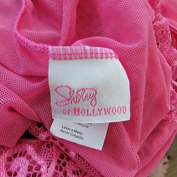 Shirley of Hollywood vintage pink Babydoll top bow in‎ back small - Picture 3 of 5